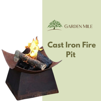 Small Garden Fire Pit Bowl Heater - 4