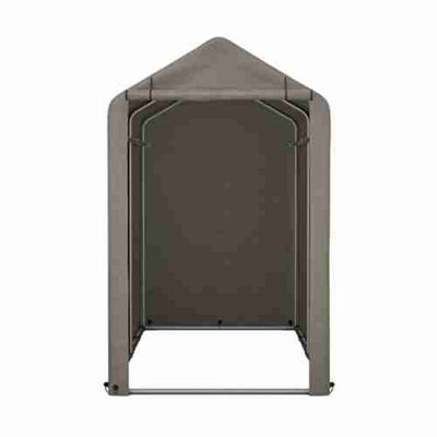 Small Grey Backyard Waterproof Bicycle Motorbike Storage Tent PE Shelter - 9