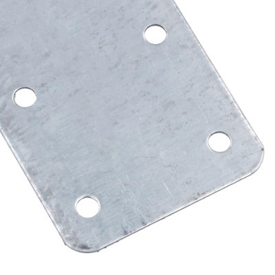 Small Internal Sleeper Straight Support Plate 85mm x 170mm Galvanised 1pc