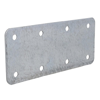 Small Internal Sleeper Straight Support Plate 85mm x 170mm Galvanised 1pc