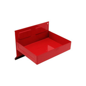 Small Mountable Magnetic Shelf for Additional Storage for Tools on Ferrous Surfaces