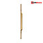 Small Profile Pull Handle for Furniture Wardrobe, Kitchen Cabinet, TV Unit, Drawer (2, Gold)