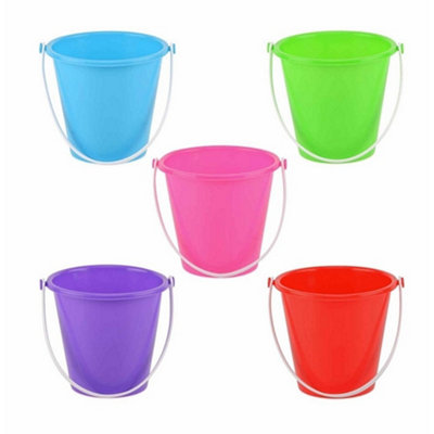 Small Round Plain Bucket 13cm (One at Random)