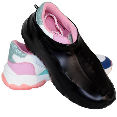 Small Shoe Covers Reusable Silicone Overshoes Waterproof Boot Protector Kids - 4