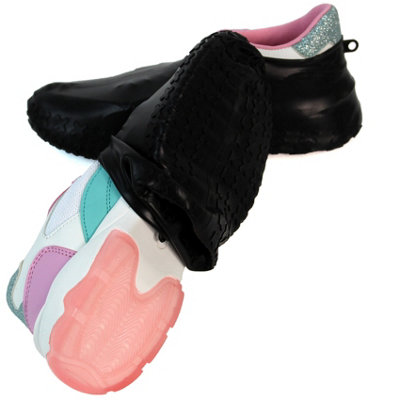 Small Shoe Covers Reusable Silicone Overshoes Waterproof Boot Protector Kids - 6