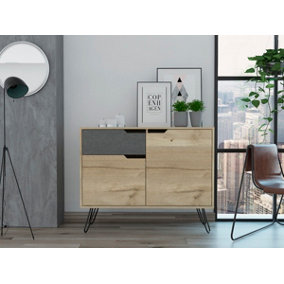 Small Sideboard with 2 doors and 1 drawer, Manhattan range