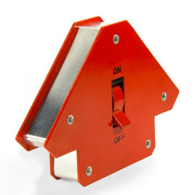 Small Switchable Multi-angle Welding Magnet for Holding Ferrous Sheets and Tubes in Place - 13kg Pull