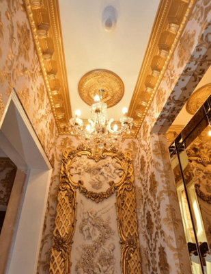 Small Victorian Ornate Plaster Coving 92mm x 100mm - 36m Pack - 6