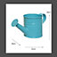 Small Zinc Childrens Watering Can Flower Plant Pot Garden Watering Can Bright Blue