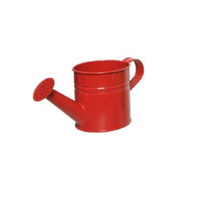 Small Zinc Childrens Watering Can Flower Plant Pot Garden Watering Can Bright Red