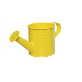 Small Zinc Childrens Watering Can Flower Plant Pot Garden Watering Can Bright Yellow