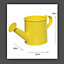 Small Zinc Childrens Watering Can Flower Plant Pot Garden Watering Can Bright Yellow