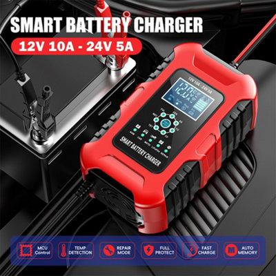 Battery Chargers Automobile 12 Volt Car Battery Charger, Outerman
