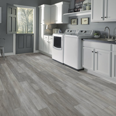 Smart 30 Ash Luxury Vinyl Plank Flooring 3.41m² Pack