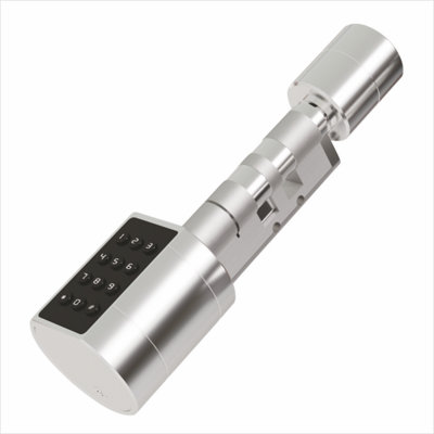 Smart Adjustable Cylinder Lock Ideal for any doors of 35mm-70mm Colour: Silver