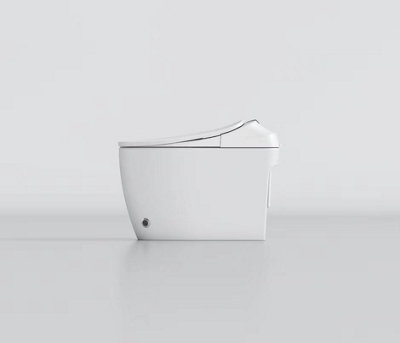 Smart Bidet Toilet for Bathrooms with Inner Tank, Touch Sensor, Auto Flush, Adjustable Seat Temperature, Auto Open/Close Lid