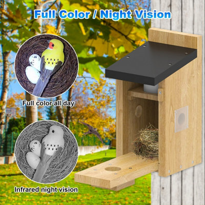 Smart Bird House with 2K HD Camera & Solar Panel for Garden Wildlife ...