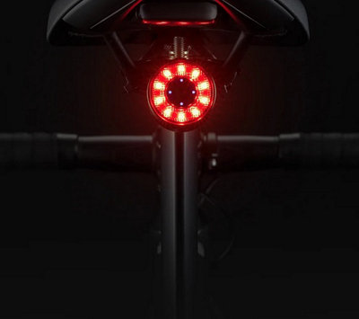 Smart Brake Sensing Bicycle Tail Light Waterproof USB C Rear Bike Lamp ...