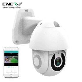Smart CCTV Dome Camera, HD 1080p 3.6mm PTZ IP66 Wifi Outdoor Home Security IP Camera