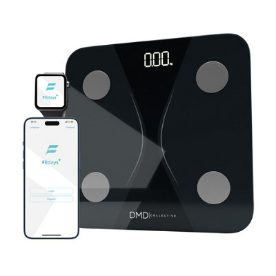 Smart Digital Bathroom Scale with Baby Mode For Body Weight, BMI, Fat ...