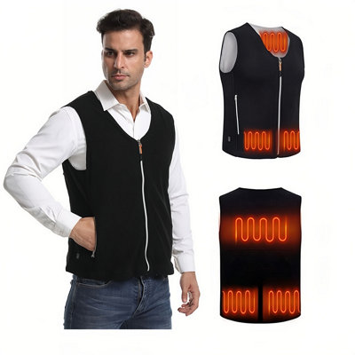Winter Vest Outdoor Warm Graphene Electric Heated Vest USB Heating Smart Constant Temperature Heating Clothes