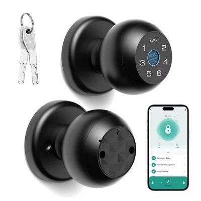 Smart Fingerprint Door Lock App and Passcode Control with Touchscreen ...