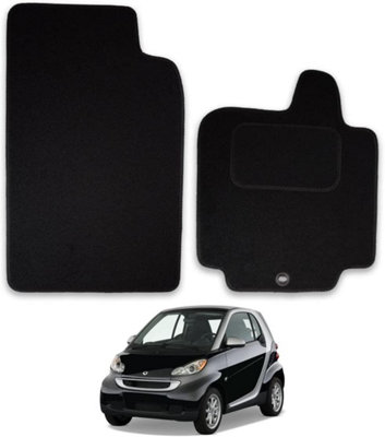 Smart ForTwo (2007-2014) Tailored Fit Carpet Floor Set Anti-Slip