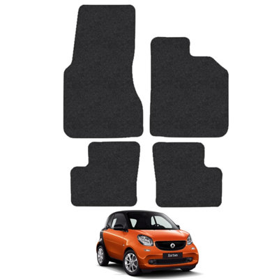 Smart Fourfour 2014-2021 Car Floor Mats Carpet Tailored Fit 4pcs Set Anti-Slip