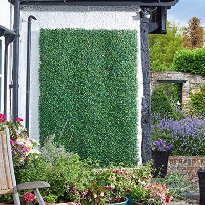 Smart Garden 60 x 40cm Boxwood Leaf Screening Panel Wall Cover Faux ...