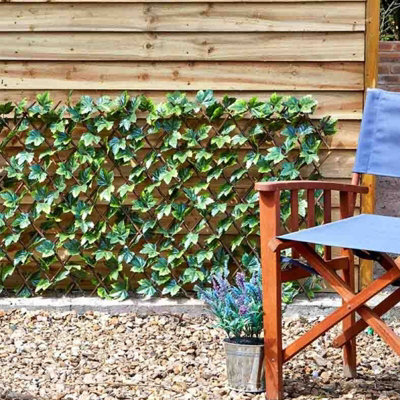 Smart Garden 60cm x 180cm Expanding Maple Leaf Trellis Wheelie Bin Screen