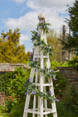 Smart Garden Artificial Lavender Garland Realistic Foliage Wedding Decoration