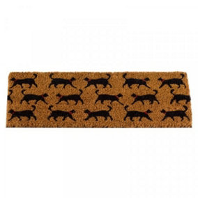 Smart Garden Black Cat Cats Doormat Coir Mix Match Easy Change Mat Insert