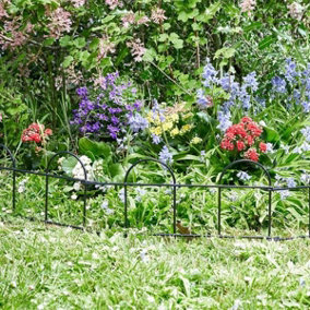 Smart Garden Easy Fence Wire Path Border Lawn Plant Beds Edging 3m Total x 0.2m