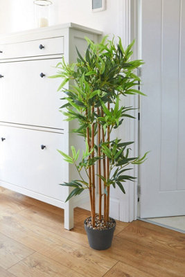 Smart Garden Faux Bamboo Houseplant Tree Decorative Artificial 120cm