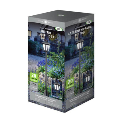 Smart Garden METRO Lamp Post Solar 1007013 - 4