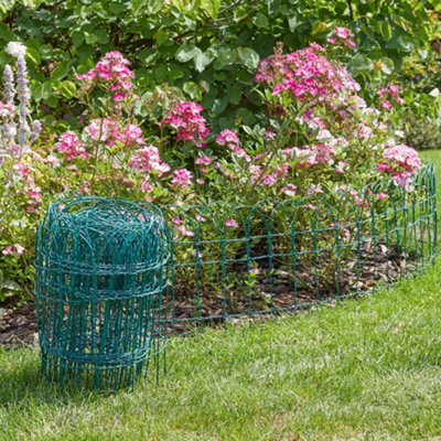 Smart Garden Path Border Fence Lawn Plant Beds Green Edging 40cm x 5m ...