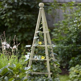 Smart Garden Sage Wooden Woodland Obelisk 1.9m Plant Support Pine Pergola