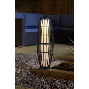 Smart Garden Solar Conga Patio Decking Lantern Light Garden Black 60cm