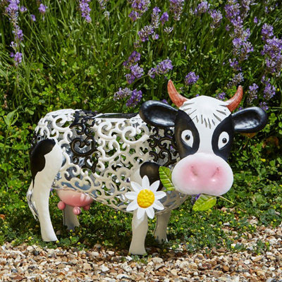 Smart Garden Solar Daisy The Cow Silhouette Light Garden Light Figure Ornament - 3