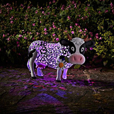 Smart Garden Solar Daisy The Cow Silhouette Light Garden Light Figure Ornament - 6
