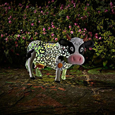 Smart Garden Solar Daisy The Cow Silhouette Light Garden Light Figure Ornament - 7
