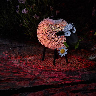 Smart Garden Solar Dolly The Sheep Silhouette Light Garden Light Figure Ornament