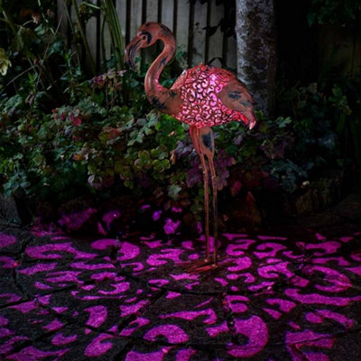 Smart Garden Solar Flamingo Silhouette Light Garden Light Figure Ornament