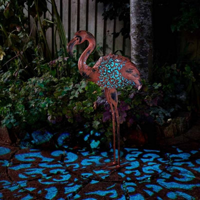 Smart Garden Solar Flamingo Silhouette Light Garden Light Figure Ornament