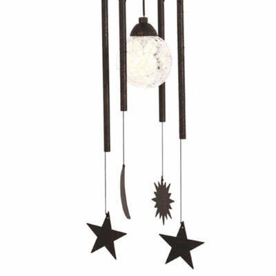 Smart Garden Solar Garden Patio Light Windchime Sun Moon Colour Changing