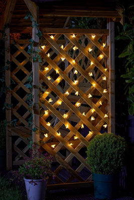 Smart Garden Solar Powered 50 Buzzy Bee String Lights