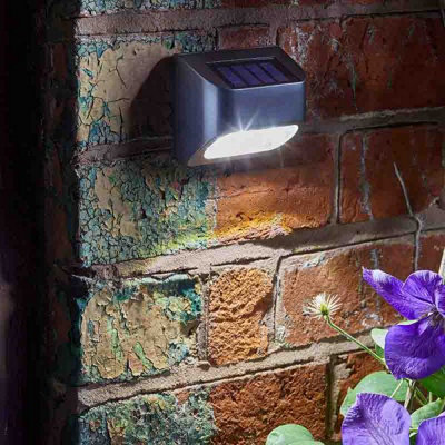 Smart Garden Solar Powered Fence, Wall & Post Light - 10 Lumen