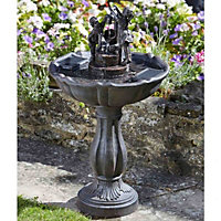 Smart Garden Solar Tipping Pail Garden Water Feature Fountain Bird Bath 1150110