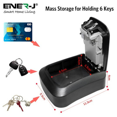 Smart Key Lock Box, Smart Key Cabinet, Bluetooth App-Controlled, IP45 Rated, Sturdy and Reliable