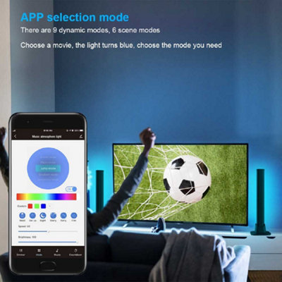Smart LED Light Bars, RGBIC Smart Ambiance flow lights bar for Gaming ...